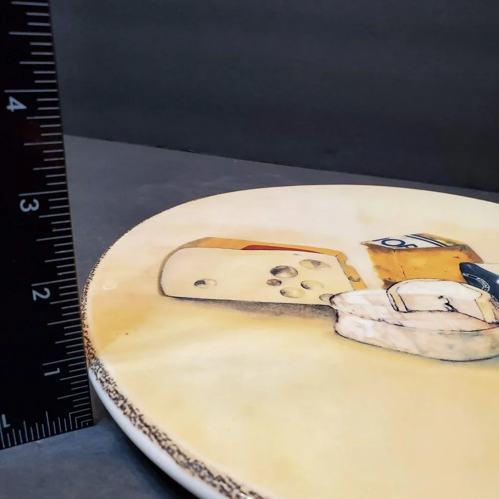 Williams Sonoma Cheese Tray, Made in Italy, Ceramic Serving Board Plate Fromage